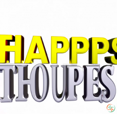 Logo - Photorealistic image of treu hapinnes