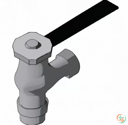 Icon - isometric drawing of a tap handle