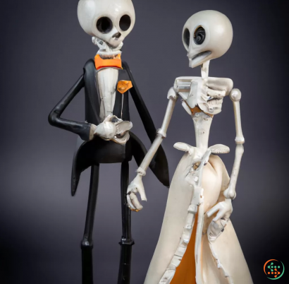 A couple of skeletons