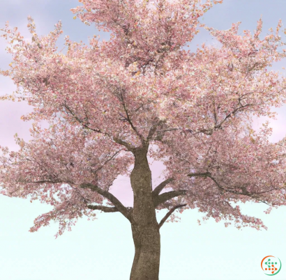 A tree with pink flowers