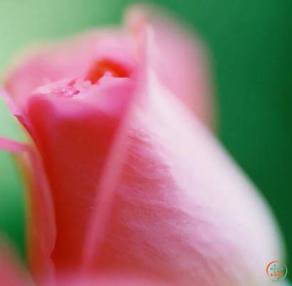 A close up of a pink flower