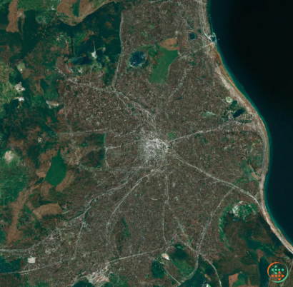 Map - Satellite image of kevin de bruyne
