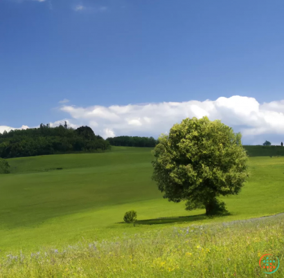 A tree in a field