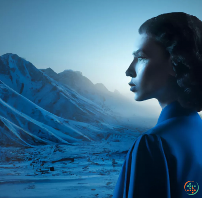 A man standing in front of a snowy mountain