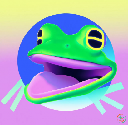Shape - Laughing Frog, Vaporwave