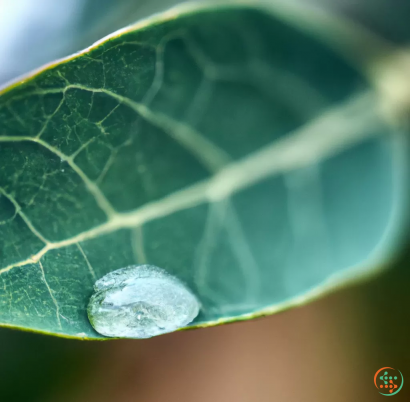 A close up of a leaf