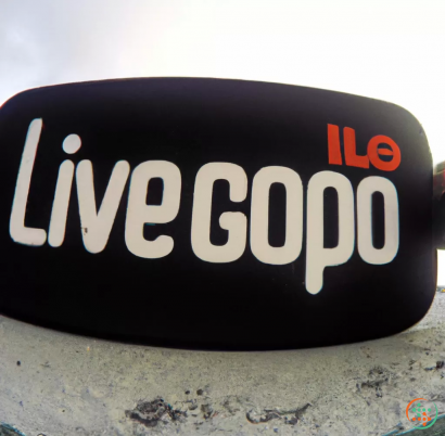 Logo - Photograph of livevideo.com partnership with gopro