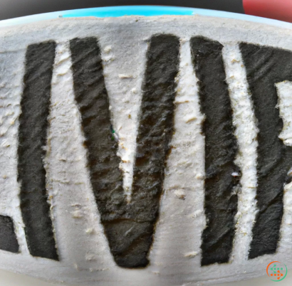 A close-up of a tire