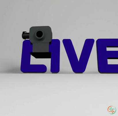 Logo - 3D rendering of livevideo written on a gopro camera
