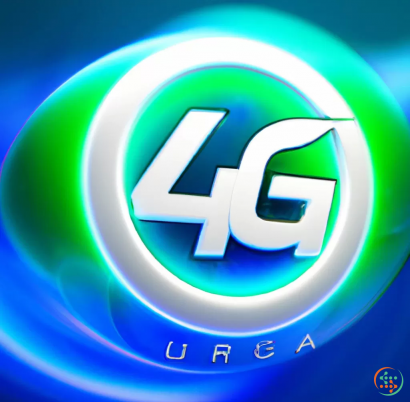 Logo - 3D rendering of logo featuring a vibrant circular design with swirling hues of blue and green. The logo should prominently display the text "U4G" in white against the dynamic background