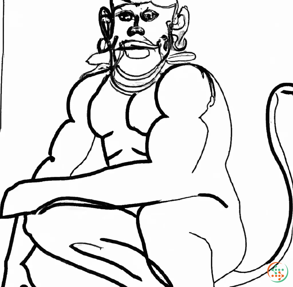 Learn How to Draw Bal Hanuman (Hinduism) Step by Step : Drawing Tutorials
