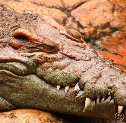 A close-up of a lizard