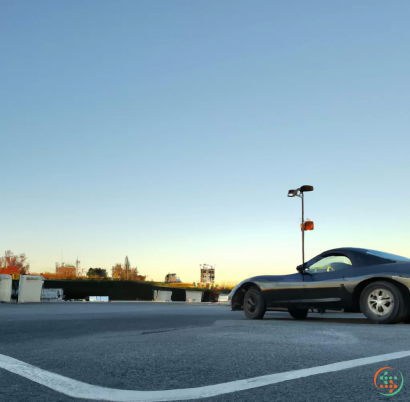 A car parked in a parking lot