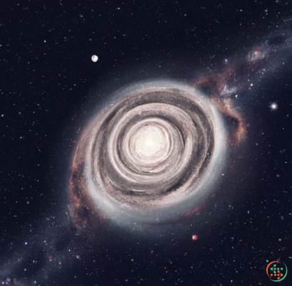 A spiral galaxy in space