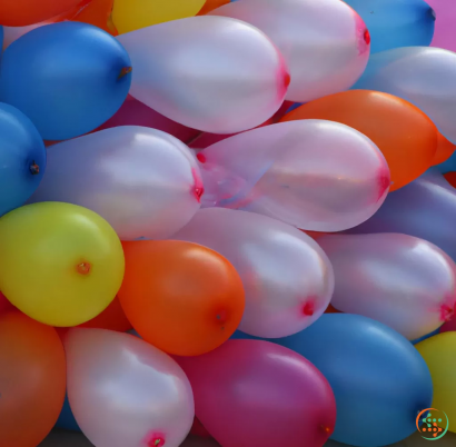 A group of colorful balloons