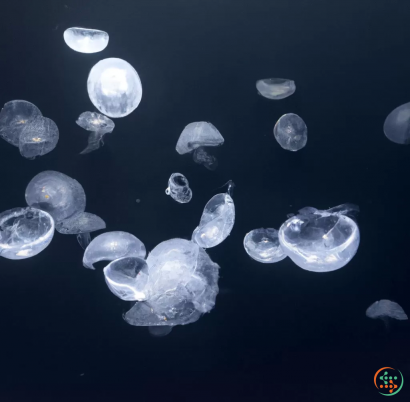 A group of jellyfish