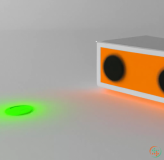 A close-up of a game controller