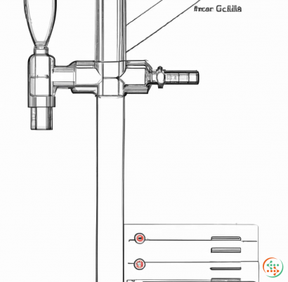 Diagram - Orthographic drawing of a tap handle