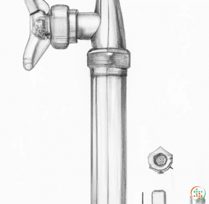 A close-up of a faucet