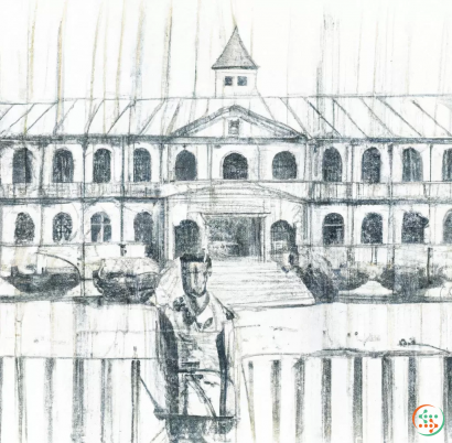 A person standing on a bridge