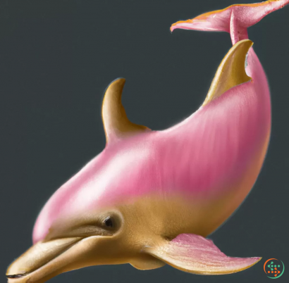 A pink fish with a yellow beak