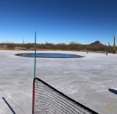 A pool in a lake