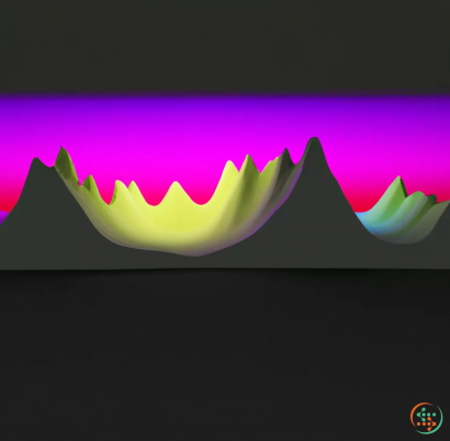 Chart - 3D rendering of pop up northern lights