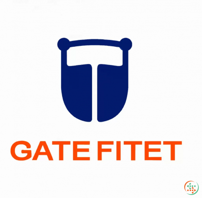 Logo - Digital Art of protective gate and shield logo