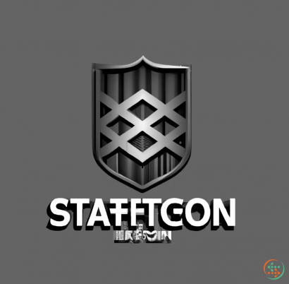 Logo - Digital Art of protective gate and shield logo