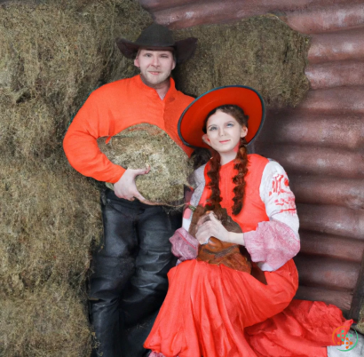 A man and woman posing for a picture