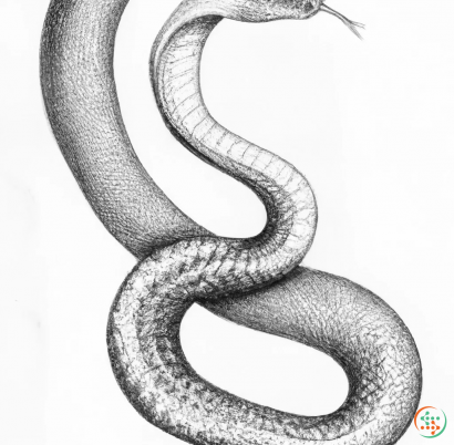 Shape - Pencil Drawing of rez Snake