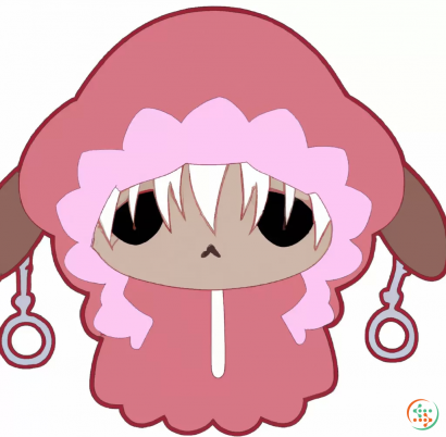 Icon - Sheep, cute, anime, tony tony chopper, pink, hood, chibi, young, furry, fluffy