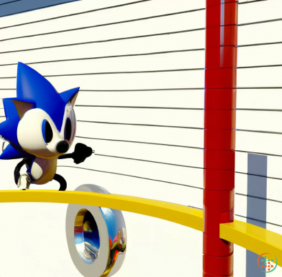 Chart - 3D rendering of sonic Adventure