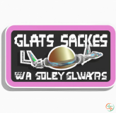 Text - Photorealistic sticker of futuristic spaceship leaving a planet with caption "Gravity wells are for suckers"