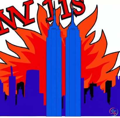 Logo - Terrorist attack on the twin towers