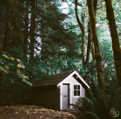 A small house in the woods