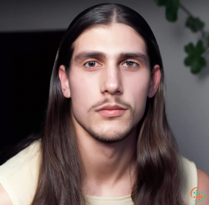 A person with long hair