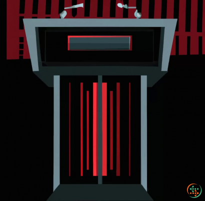 Logo - US Presidential Speech Podium, Cyberpunk