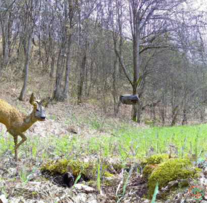 A deer in a field