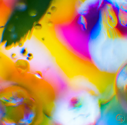 A close up of a group of colorful flowers