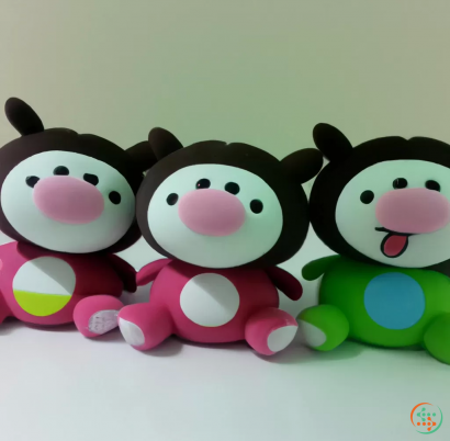 A group of stuffed animals