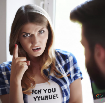 A woman talking on the phone